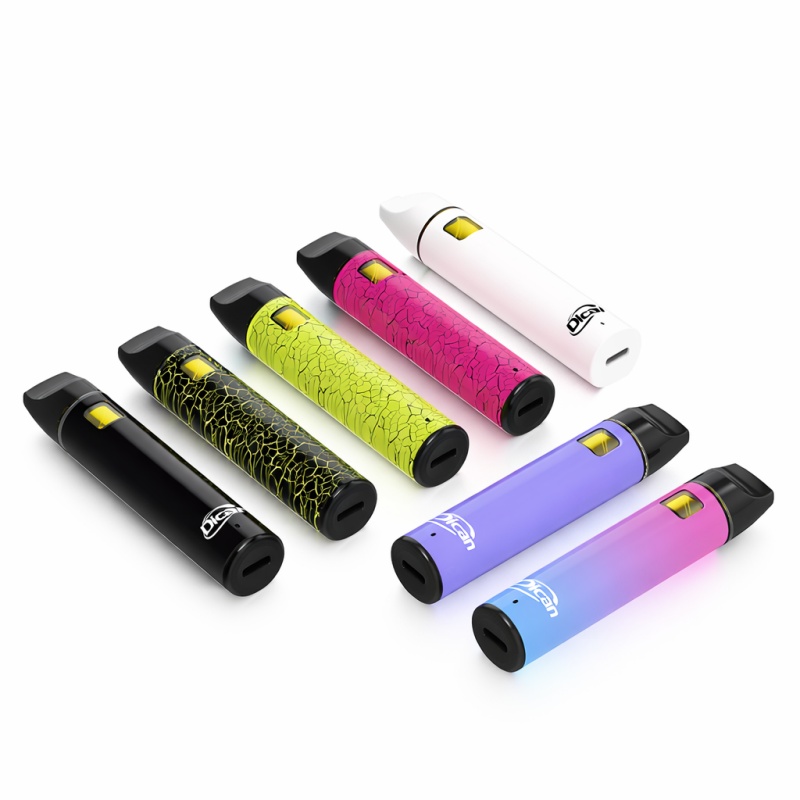Postløs engangs Cannabis Vape Pen til levende harpiks- og kolofoniumolier